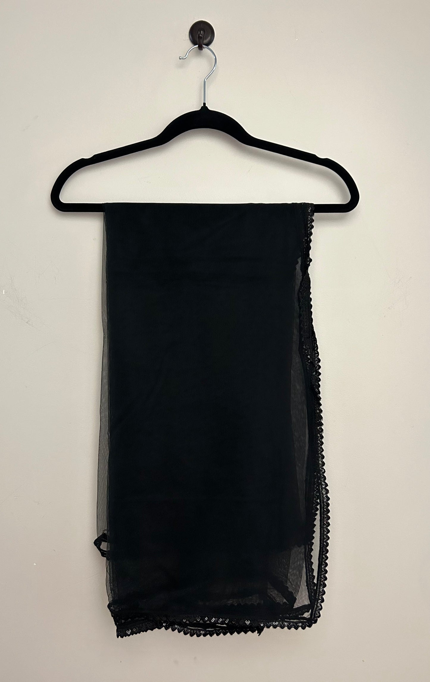 Soft Net- Black Duppata