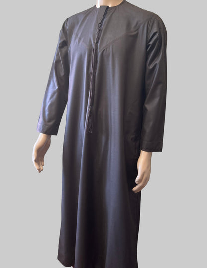 DarkBrown-Noor’s-Thobe/Jubba-Emirati Style