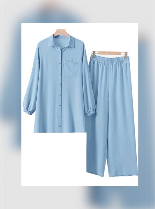 2pc Cord Set-LightBlue