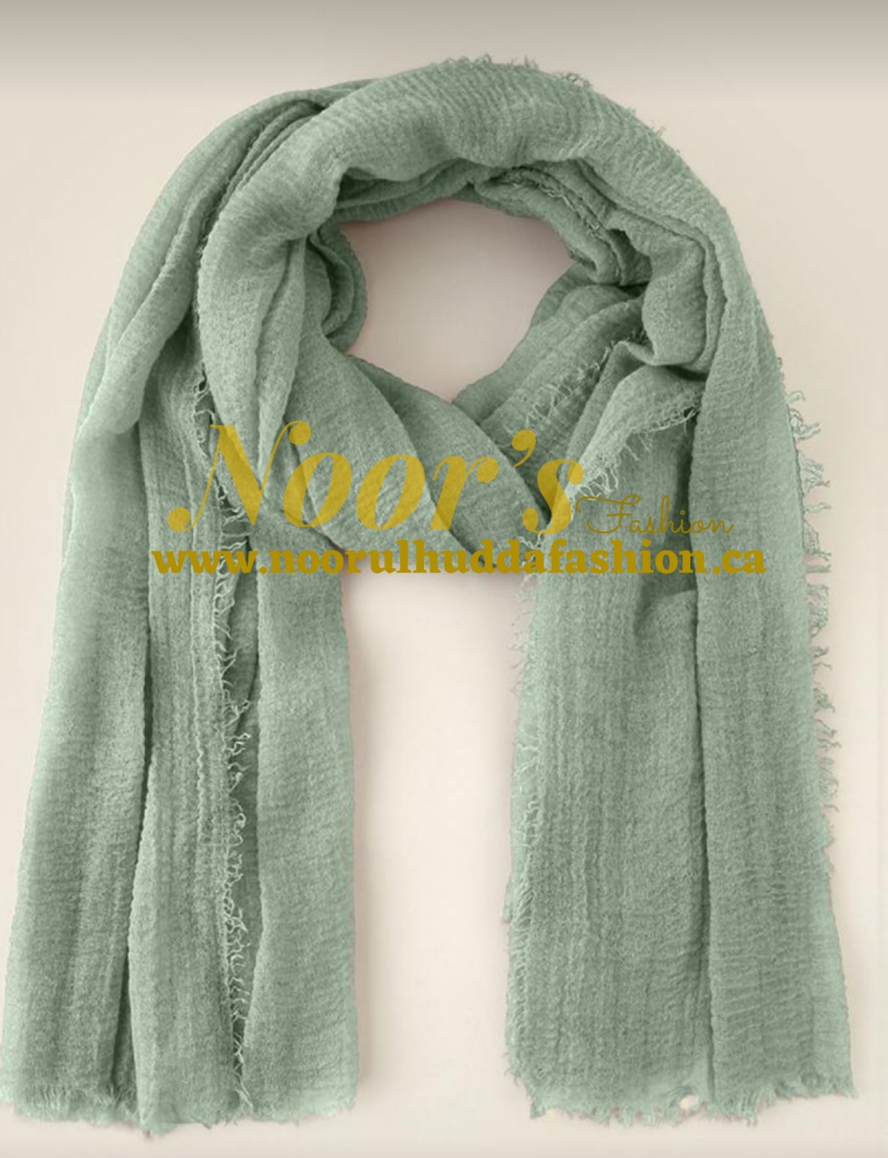 Crinkle Cotton Scarf