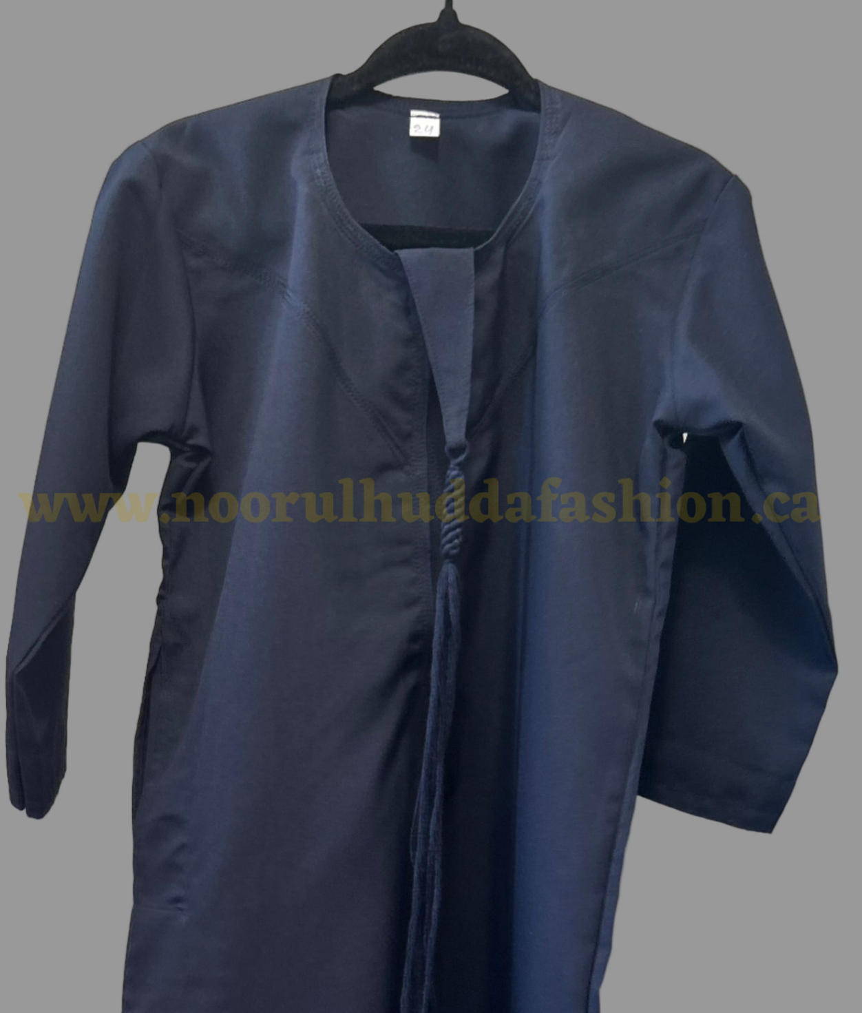 Navy Blue-Noor’s-Kids Thobes-Emirati Style