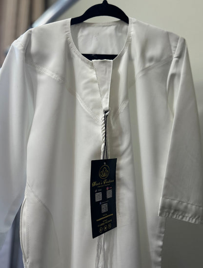 Off White-Noor’s-Kids Thobes-Emirati Style