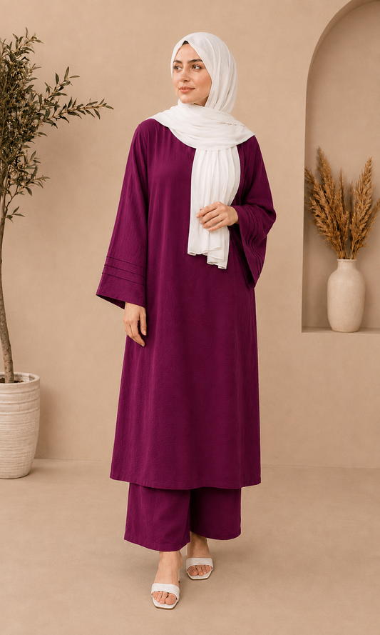 Long Length Cord Set-Deep Plum