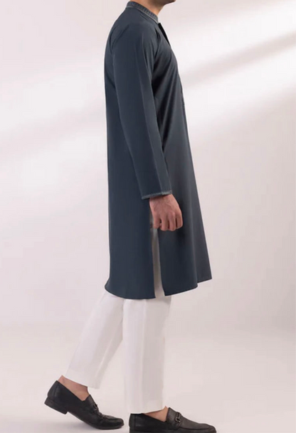 Dark Blue-kurta-Sapphire