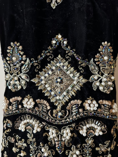 Black Velvet- Luxury Shawl