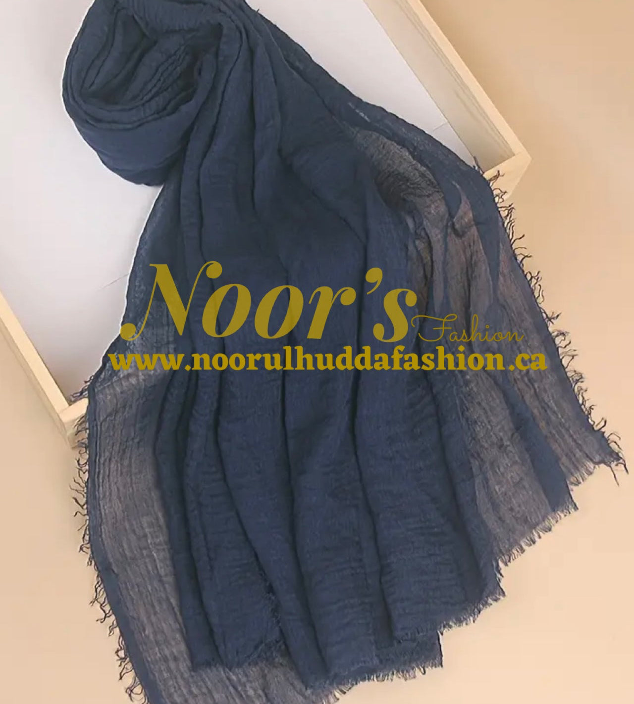 Crinkle Cotton Scarf