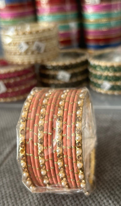 Metal Bangles-one size: 2.2