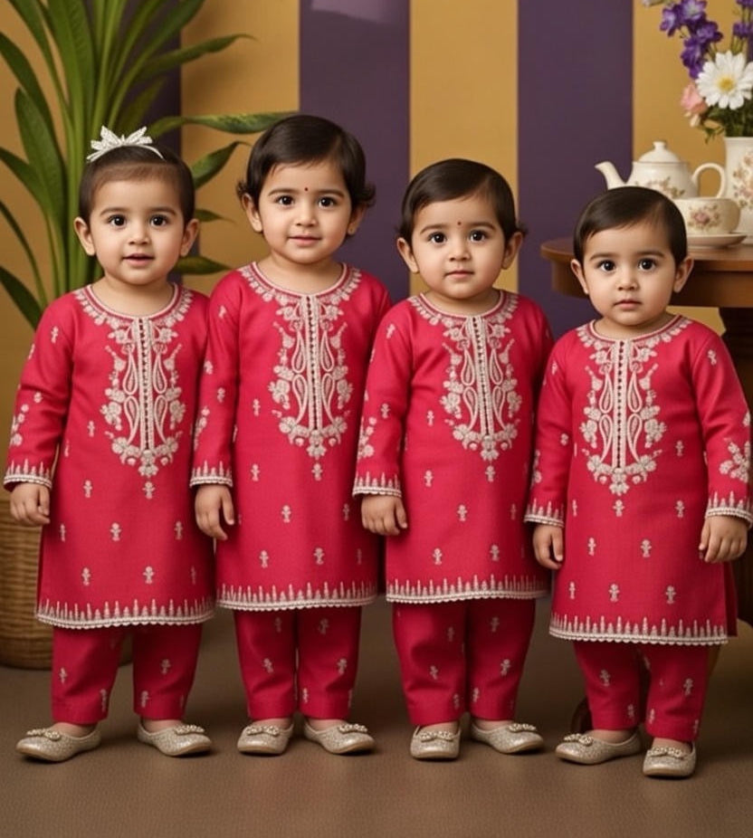 Pink Baby- Kameez shalwar-2Pc