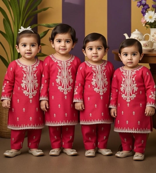 Pink Baby- Kameez shalwar-2Pc