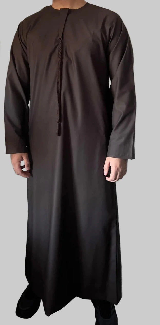 DarkBrown-Noor’s-Thobe/Jubba-Emirati Style