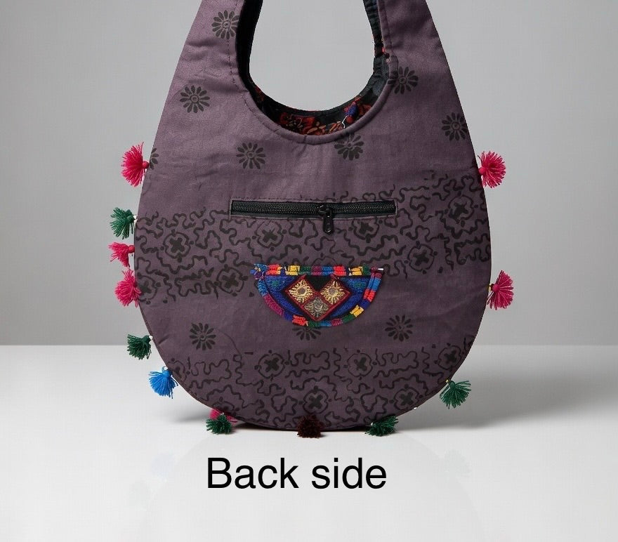 Ladies Shoulder Bags-Embroidered