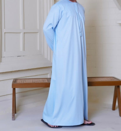 Sky Blue-Noor’s-Thobe/Jubba-Emirati Style