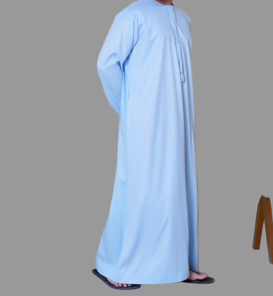 Sky Blue-Noor’s-Thobe/Jubba-Emirati Style
