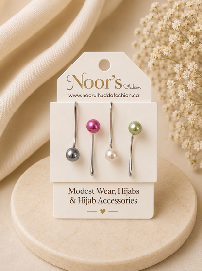 Pearl Loop Hijab Pins