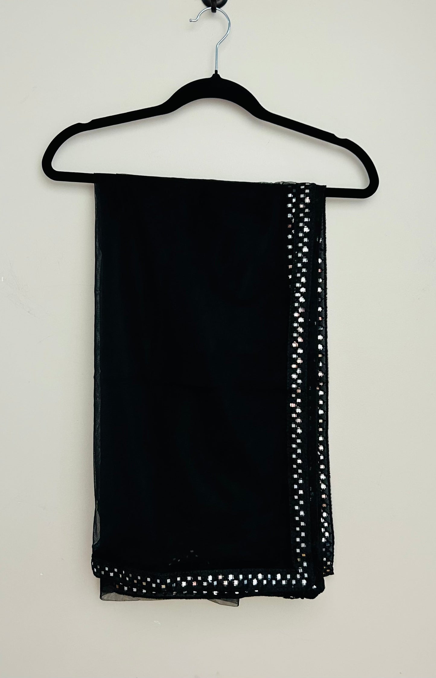 Black Soft Net-Duppata