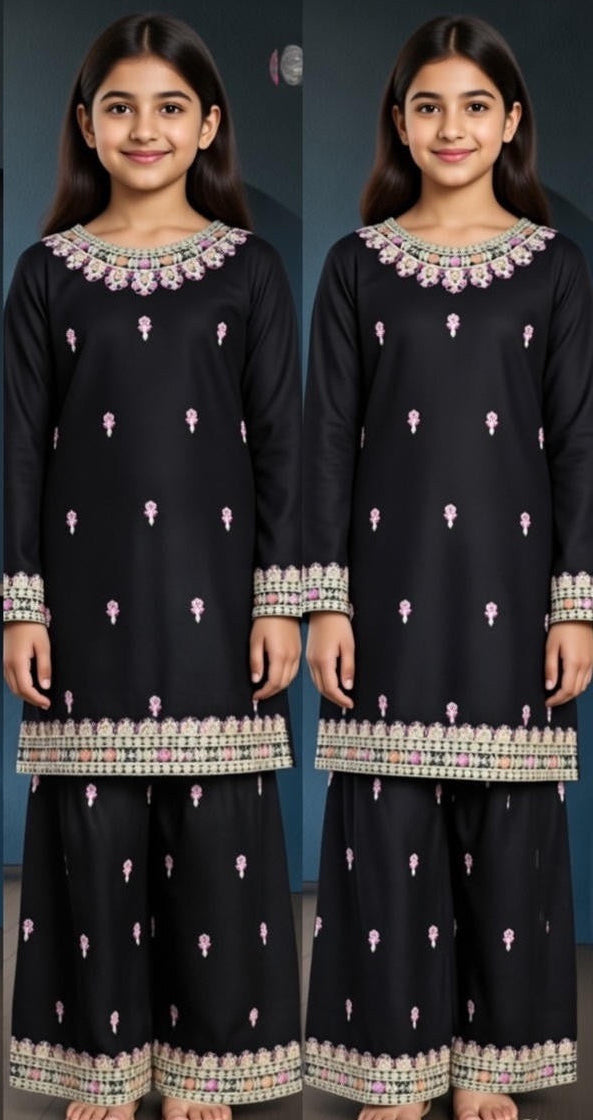 Noor’s-Black Winter Cotton-3pc