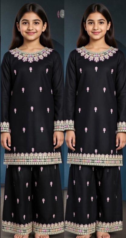 Noor’s-Black Winter Cotton-3pc