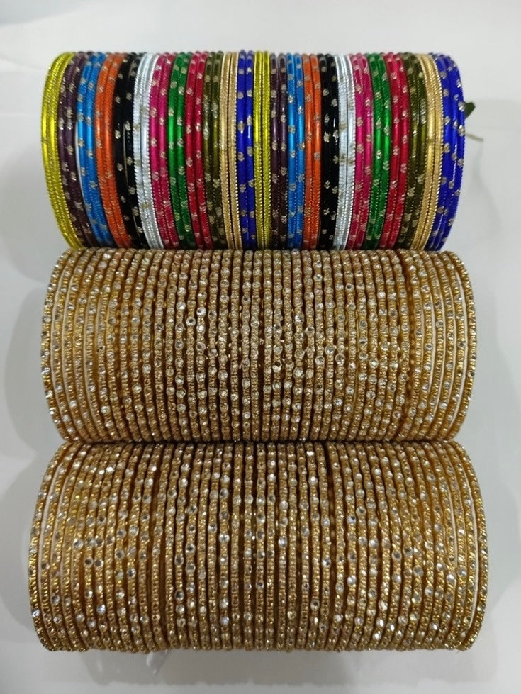 Golden-Metal Bangles-Ladies