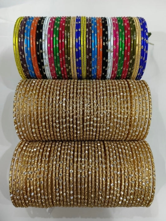 Golden-Metal Bangles-Ladies