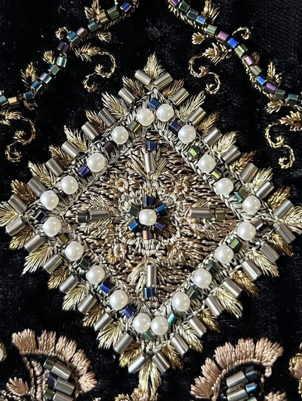 Black Velvet- Luxury Shawl