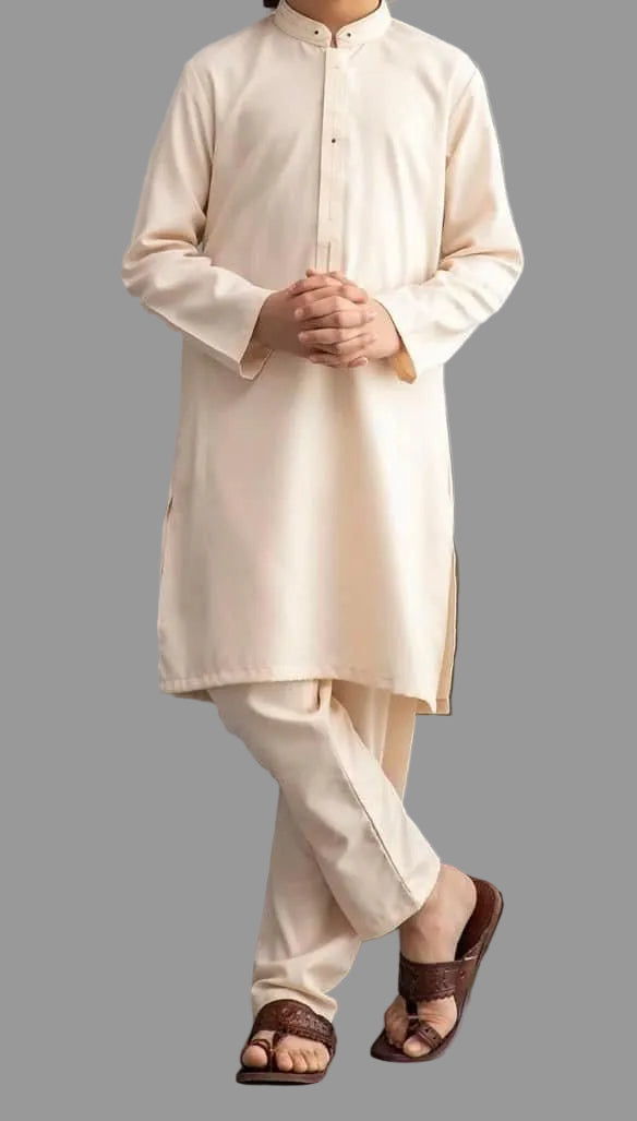 MTJ-Creamy white-Kids Boys