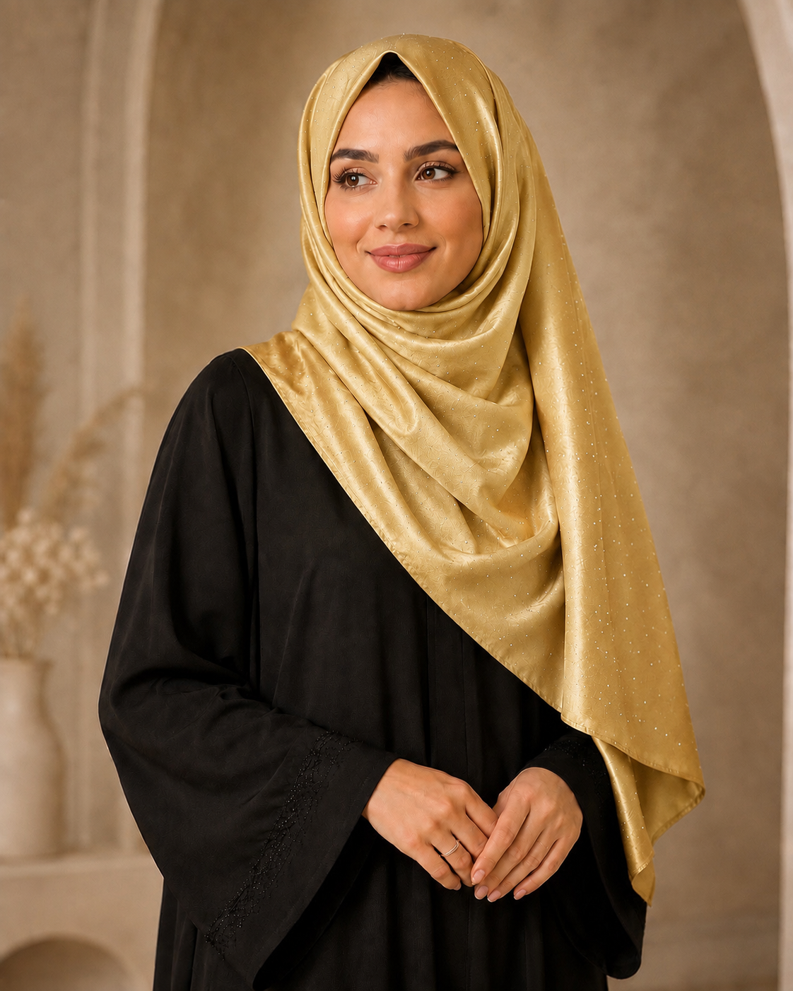 Satin Silk Fancy Hijabs