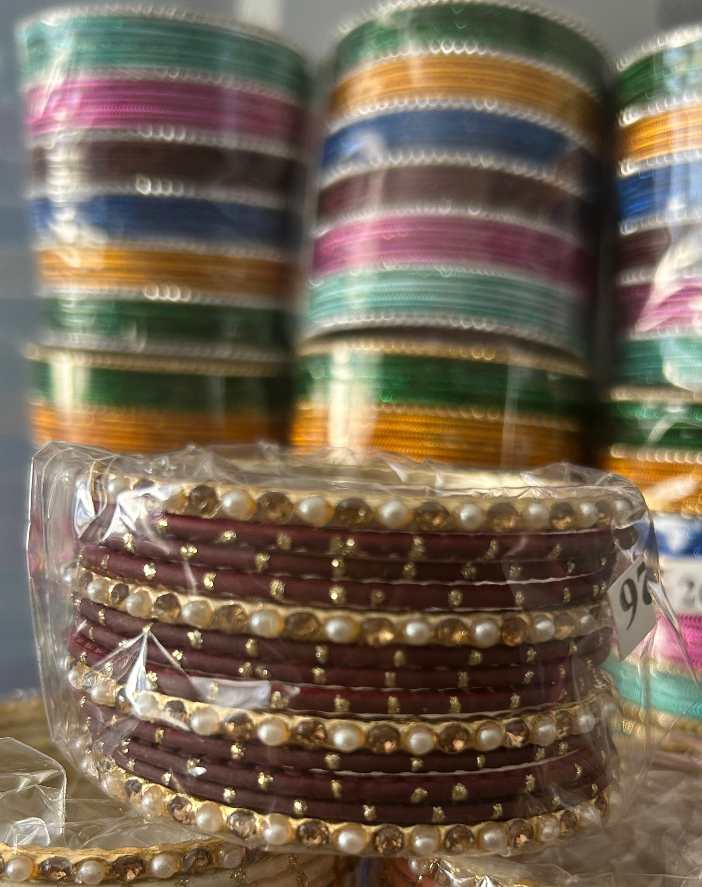 Metal Bangles-one size: 2.2