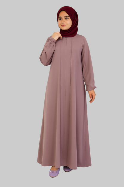 Noor’s-Purple Pink- Basic Abaya-