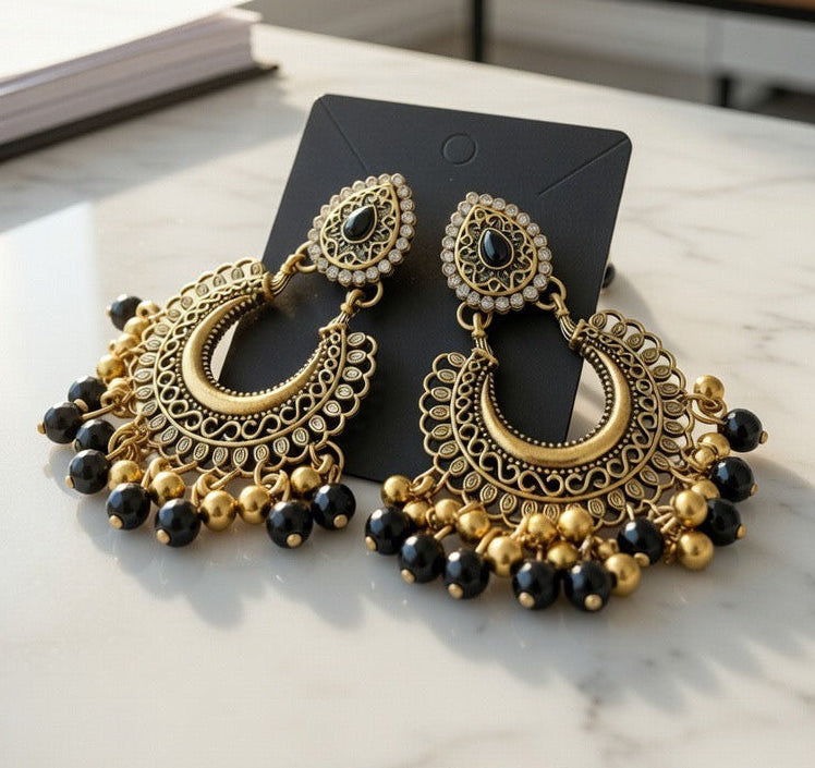 Golden BlackEarrings