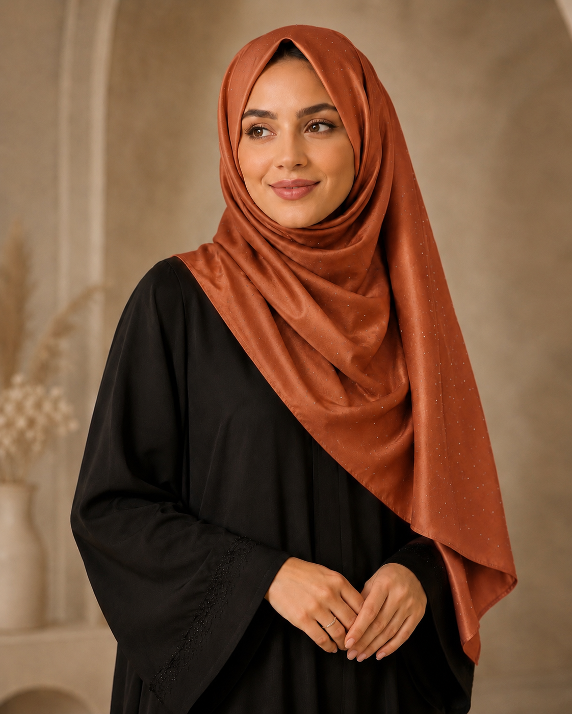 Satin Silk Fancy Hijabs