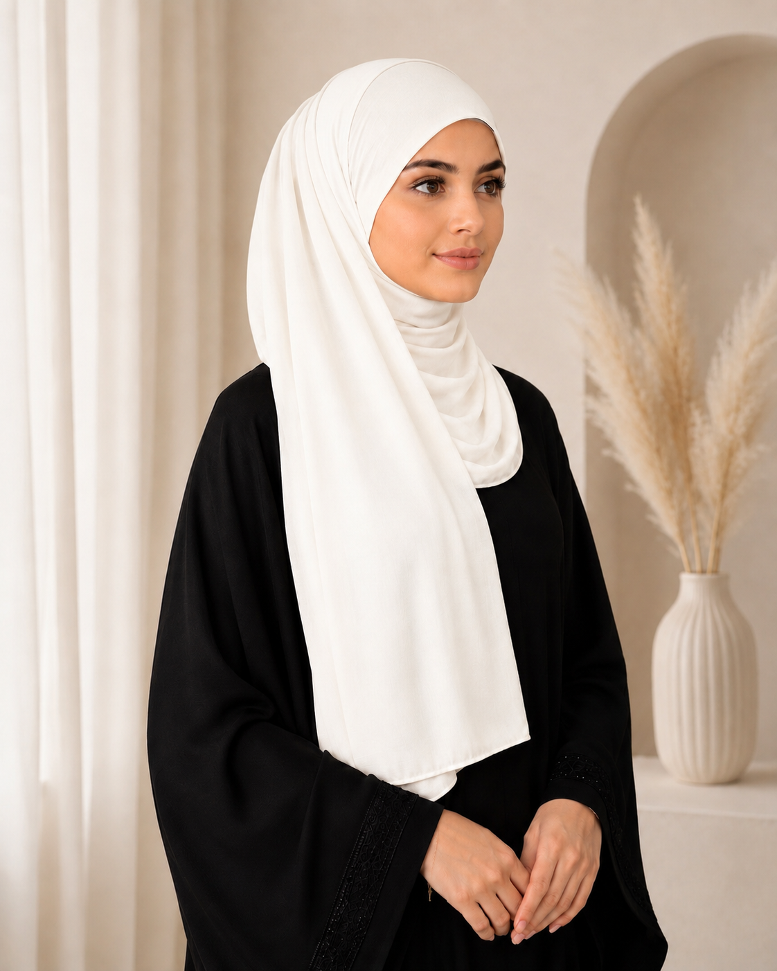 Model Hijab W/Matching Hijab Cap