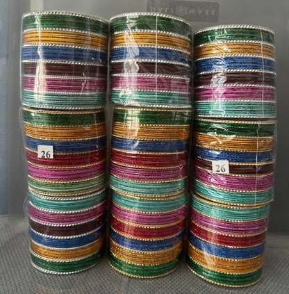 Multi Colour-Metal Bangles-Ladies