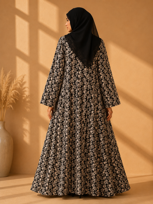 Chiffon Abaya Dress #9