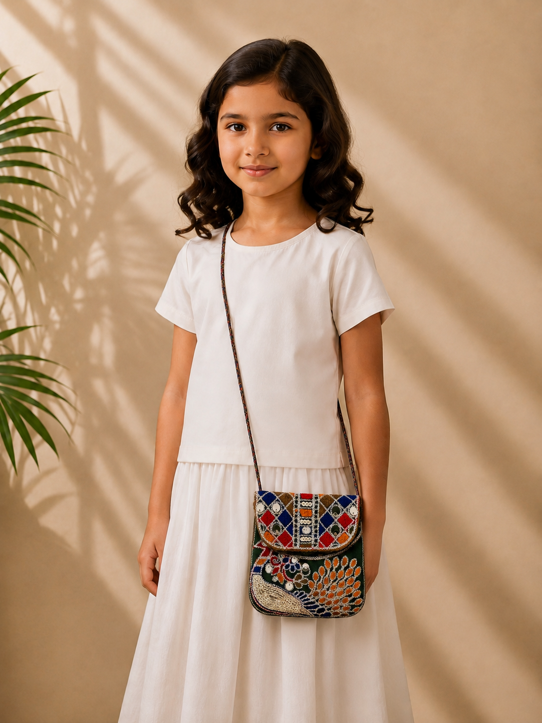 kids Purse -Peacock design