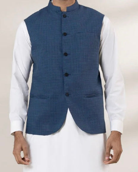 Blue-waistcoat Gents-Brand: Sapphire