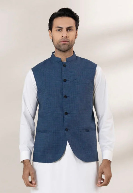 Blue-waistcoat Gents-Brand: Sapphire