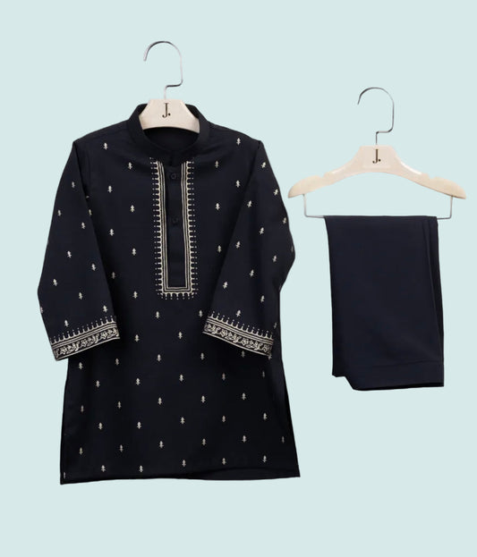 Black-Kameez Shalwar-Baby Boys- J.