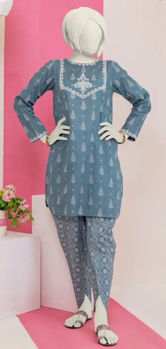 J. Teen Girls-SteelBlue-2pc/3pc
