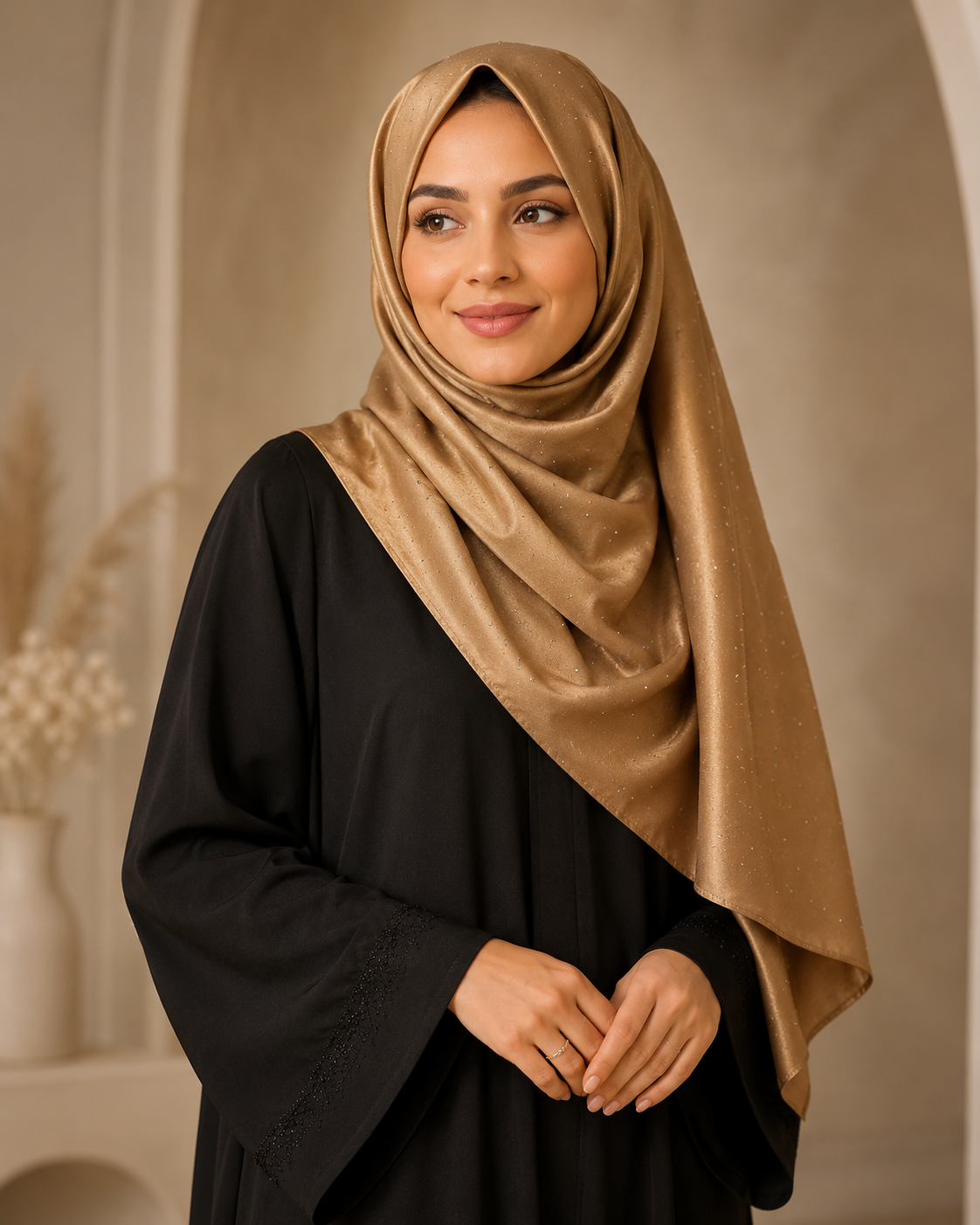 Satin Silk Fancy Hijabs