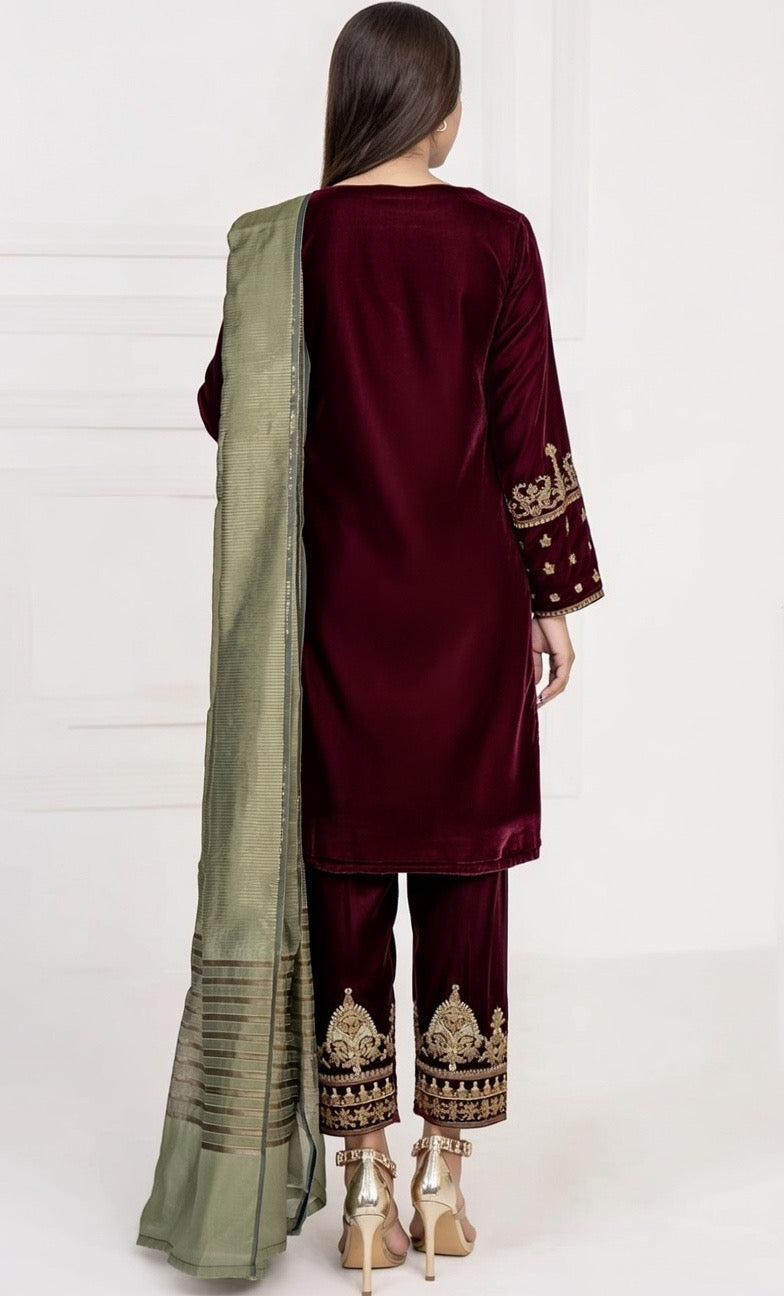 Brand: Limelight-Burgundy-Velvet