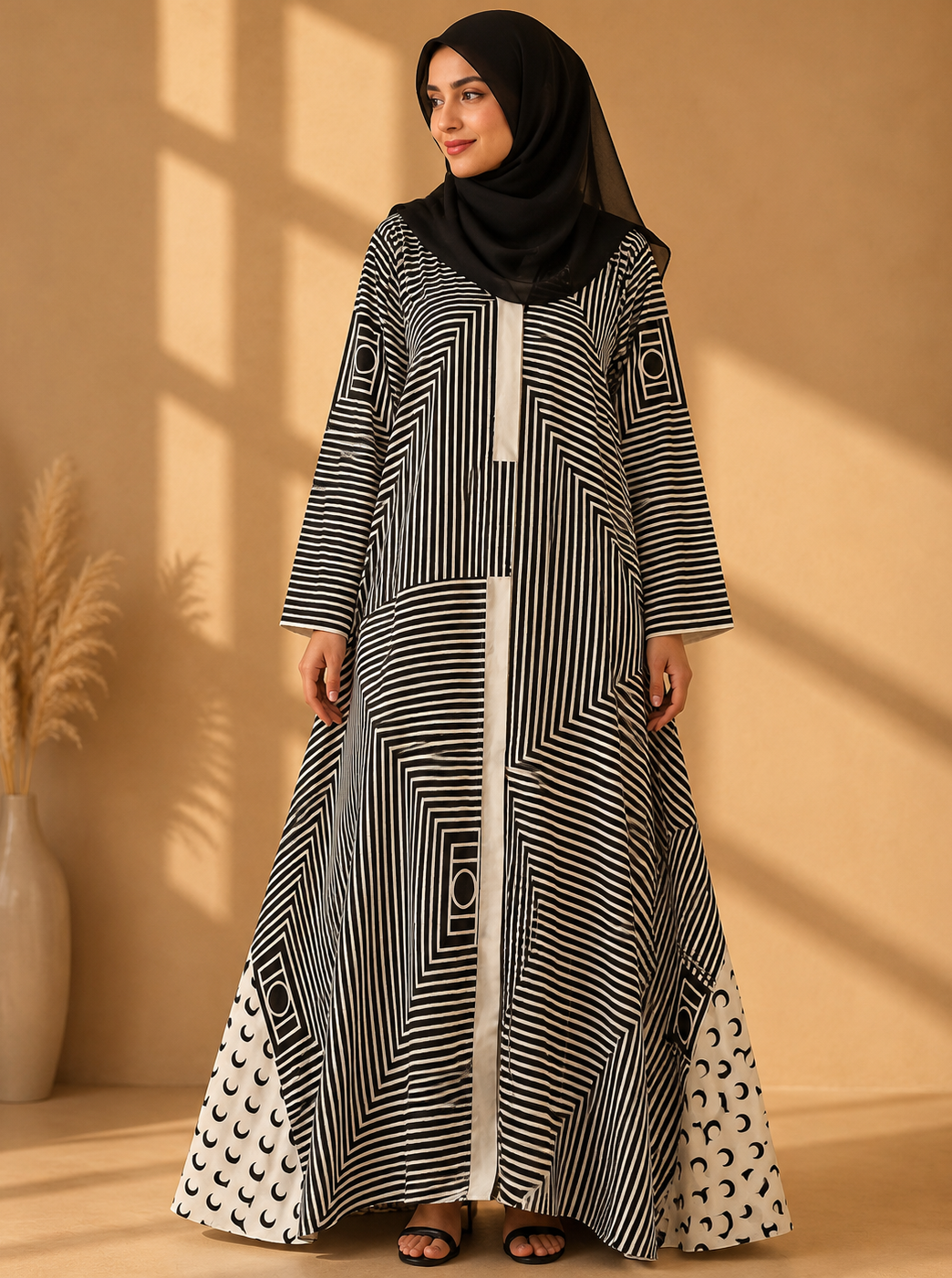 Chiffon Abaya Dress #10