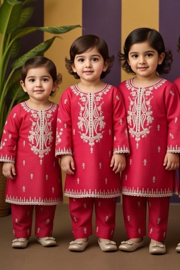 Pink Baby- Kameez shalwar-2Pc