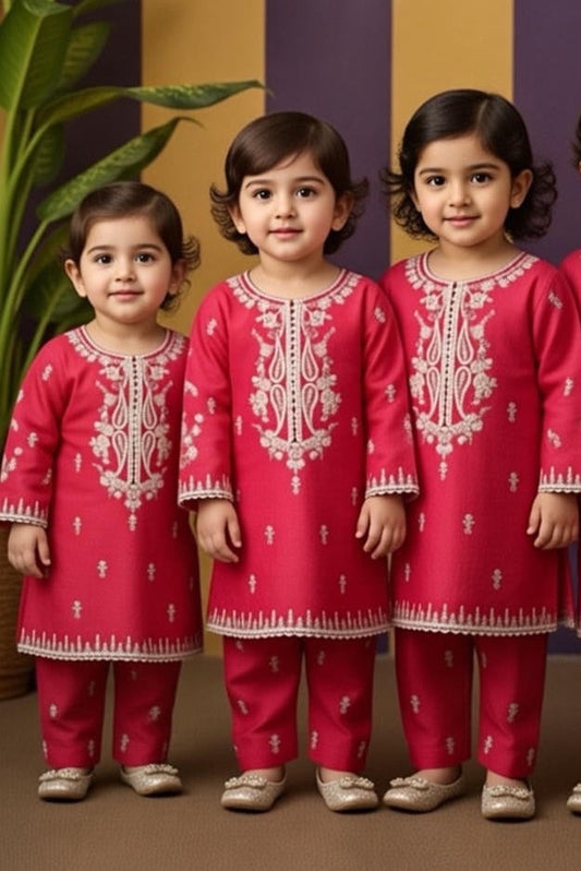 Pink Baby- Kameez shalwar-2Pc