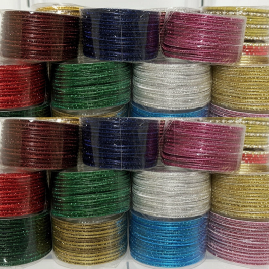 Metal Bangles-one size: 2.4