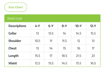 Dark Grey-Kids waistcoat 1pc-Gul Ahmed