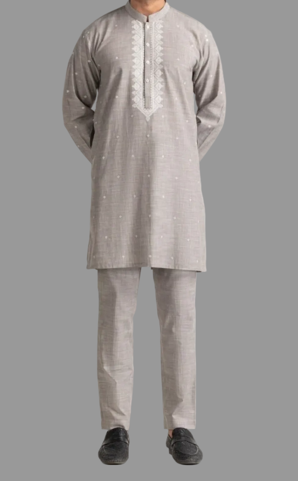 Gul Ahmed-Grey-Gents/TeenBoys