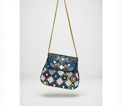 Teal Blue-kids Purse