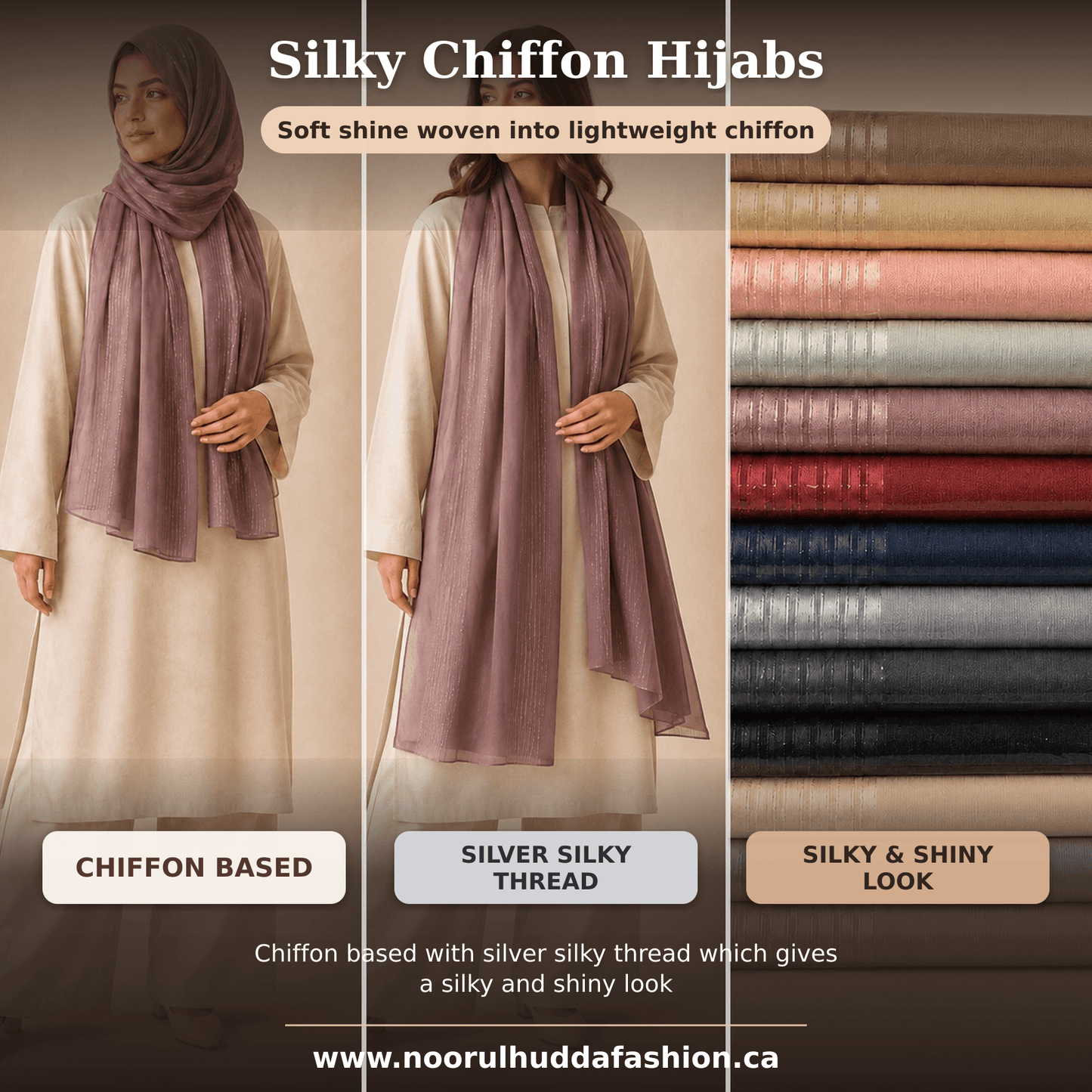 Silky Fancy Chiffon  Hijabs