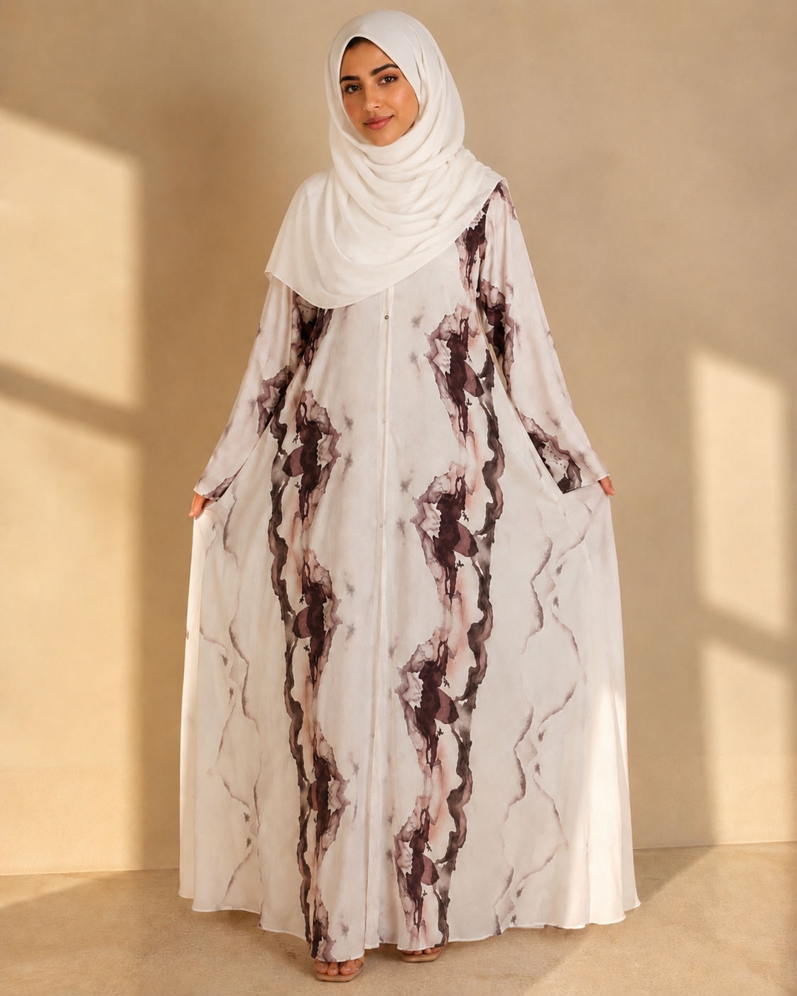 Chiffon Abaya Dress #3