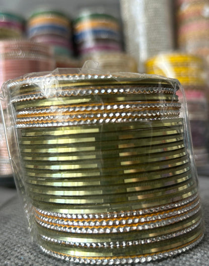 Metal Bangles-one size-2.2